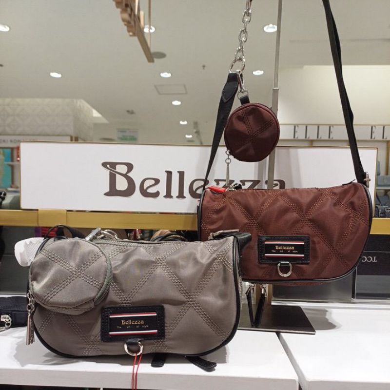 Terbaru Bellezza 63227 Produk Original Depstore - Tas Selempang Parasut Wanita - Nilon Ringan - Slin