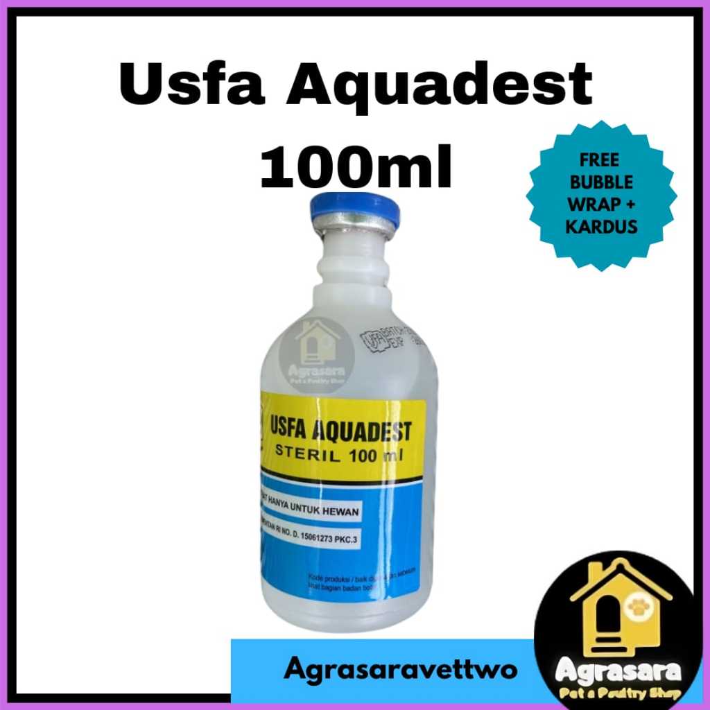 Aquadest/ Aquadest Steril 100 Ml Usfa