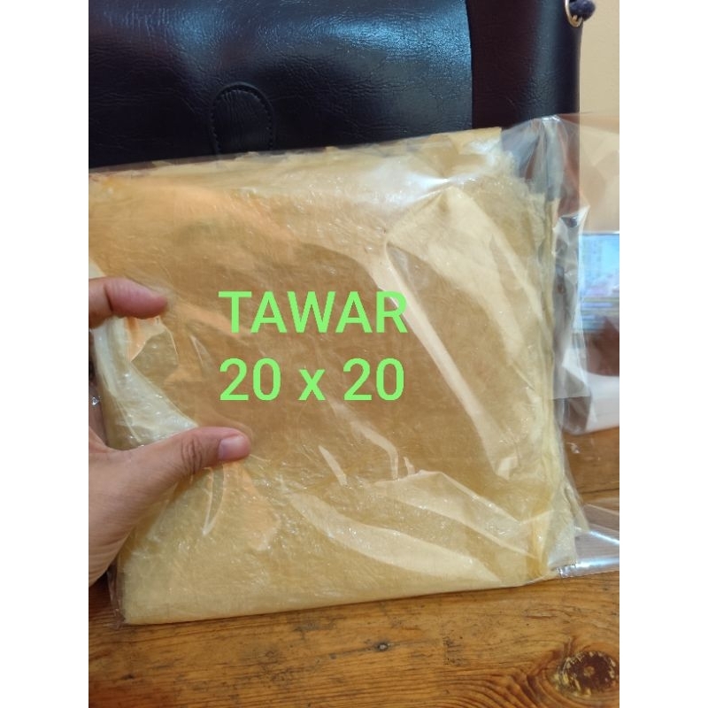 

KulitTahuTAWAR/uk20x20/1pack/50Lbr