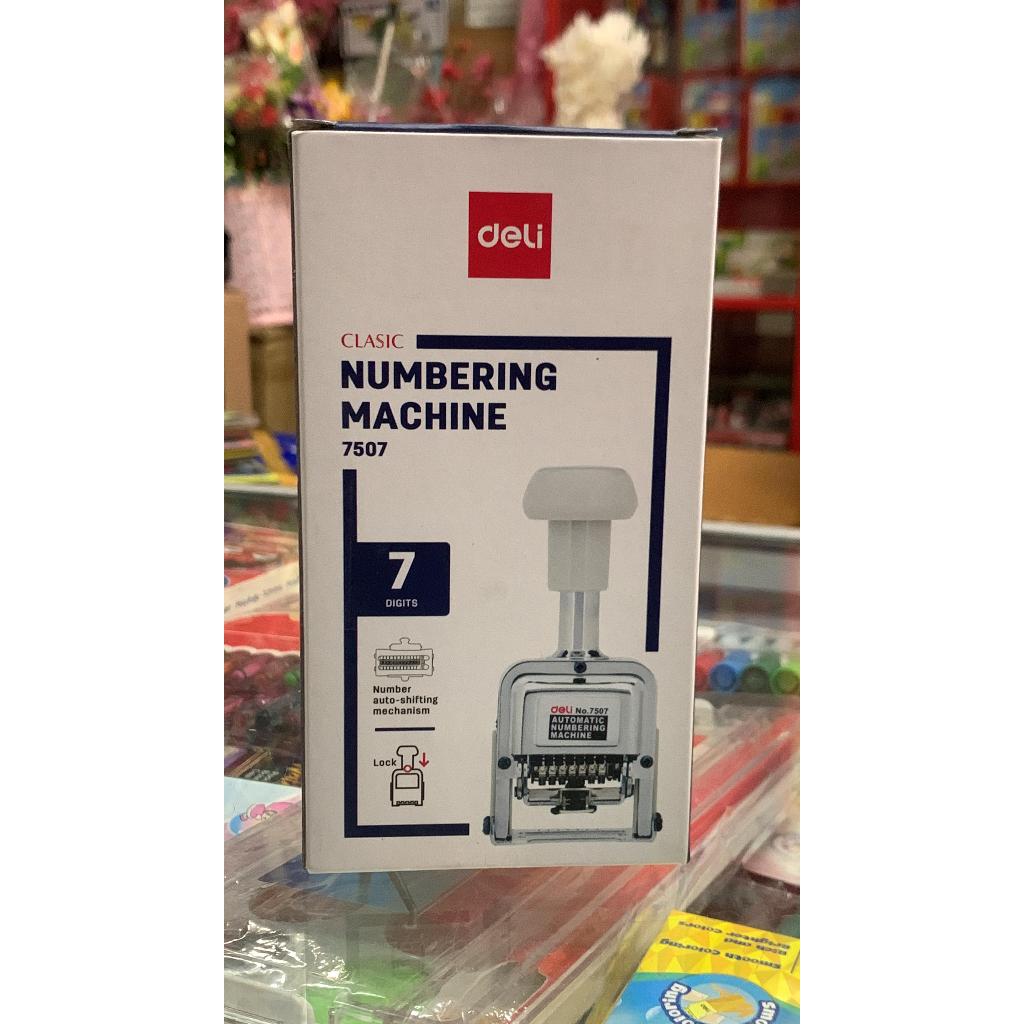 

numerator deli 7 digit made in china ( no 1 di china)