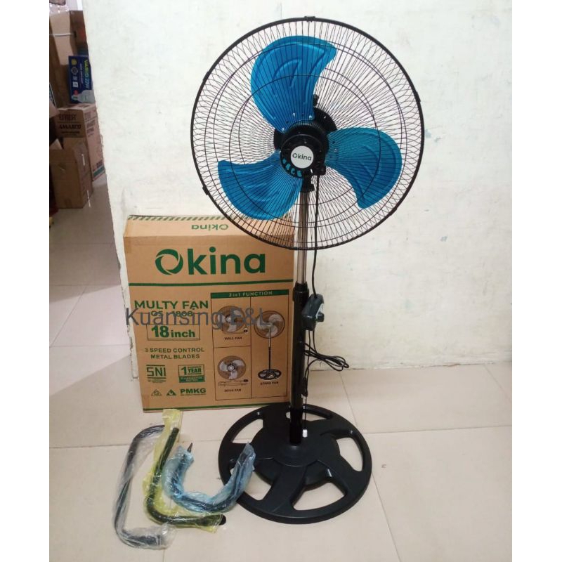 Kipas angin 3in1 Okina/Yamakawa tornado 18inch