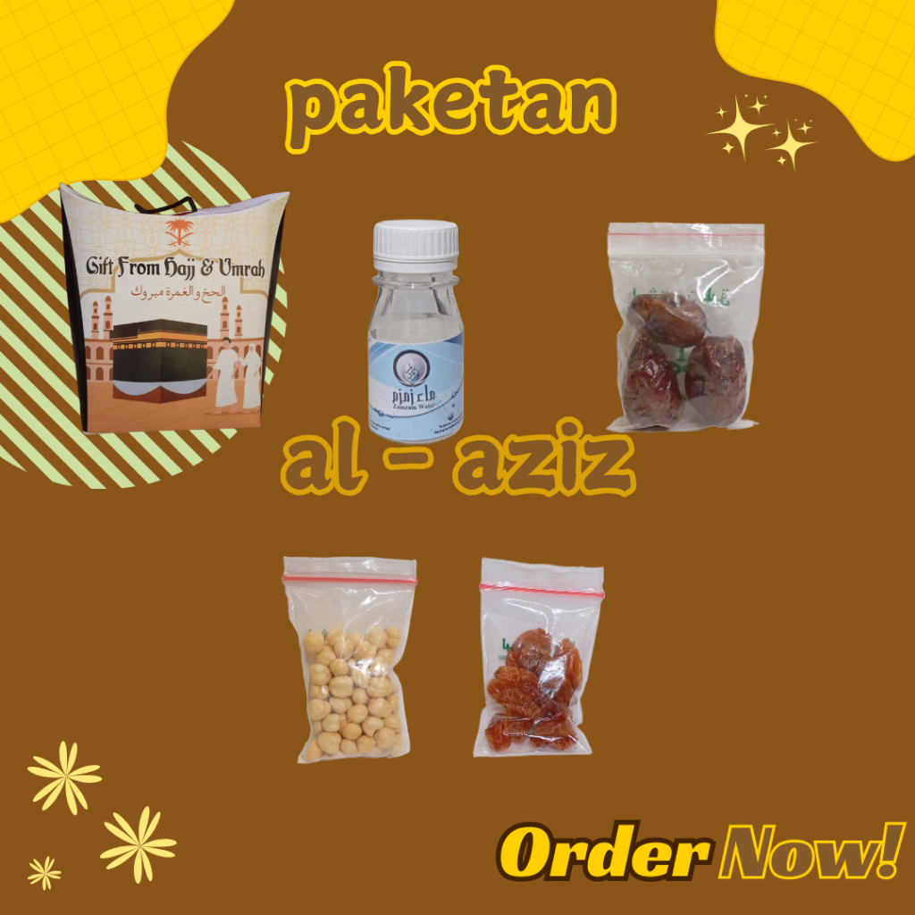

paket hemat untuk oleh oleh haji dan umroh (tanpa isi air zamzam)