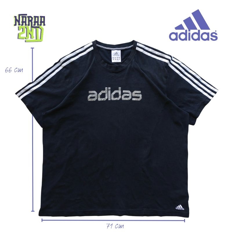 Adidas Y2k Vintage | Tshirt | Kaos | Second Branded