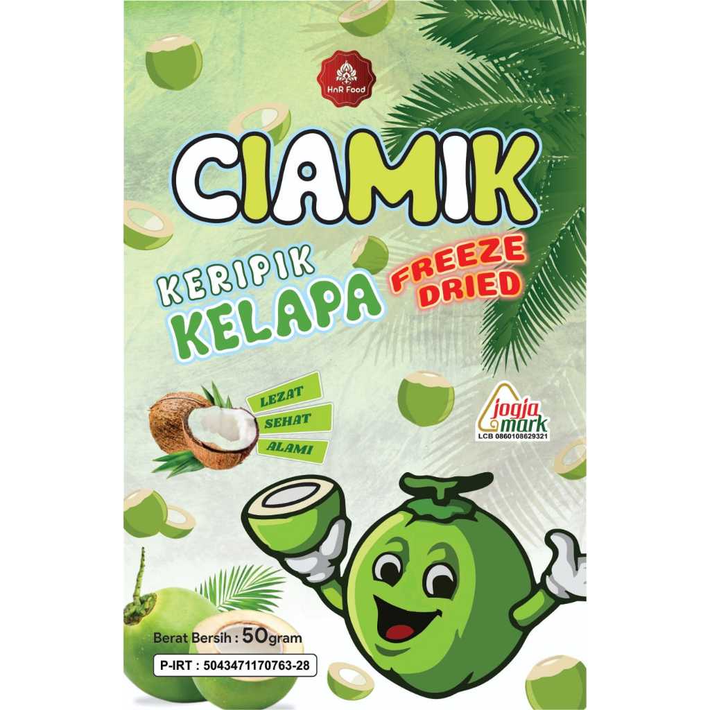 

Keripik kelapa Ciamik HnR