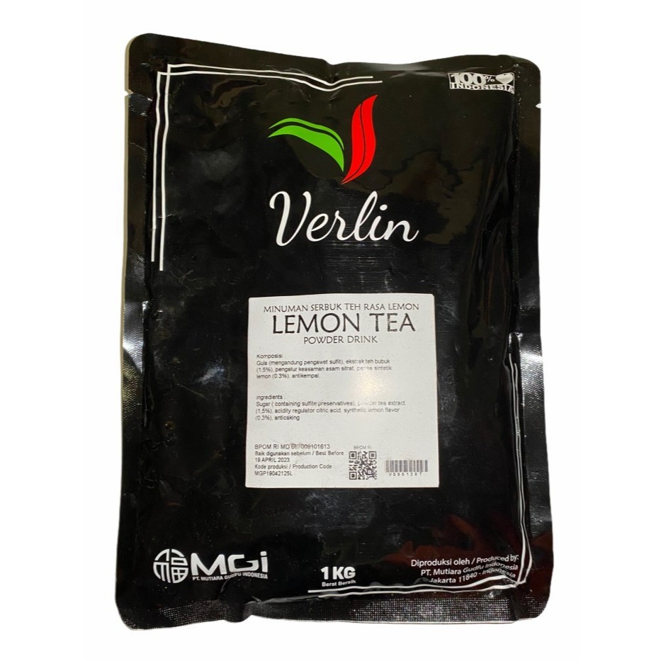 

repack 100 gr Verlin Lemon Tea teh lemon Powder Drink Minuman Serbuk Instan asam manis segar