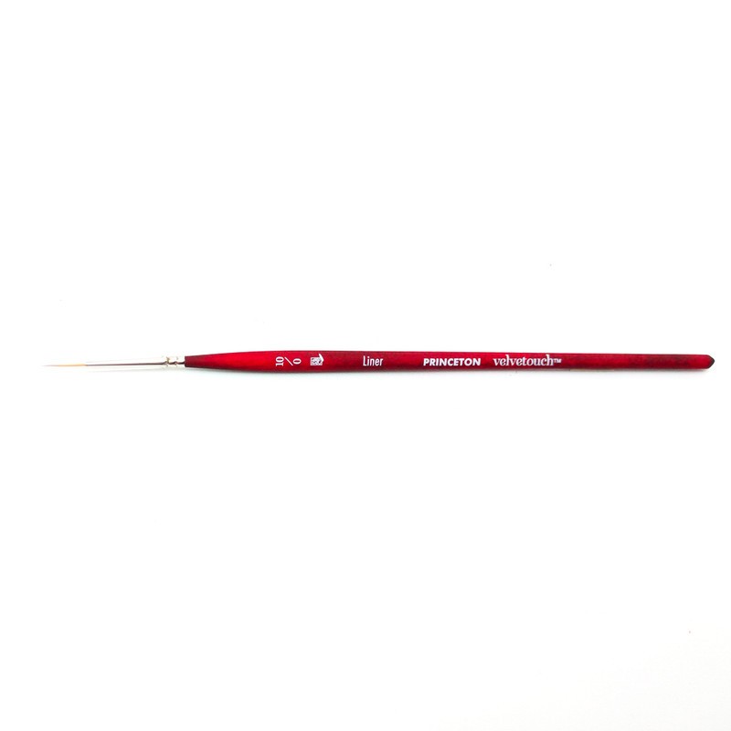 

Princeton Velvetouch Synthetic Short Handle Liner Sz 10/0