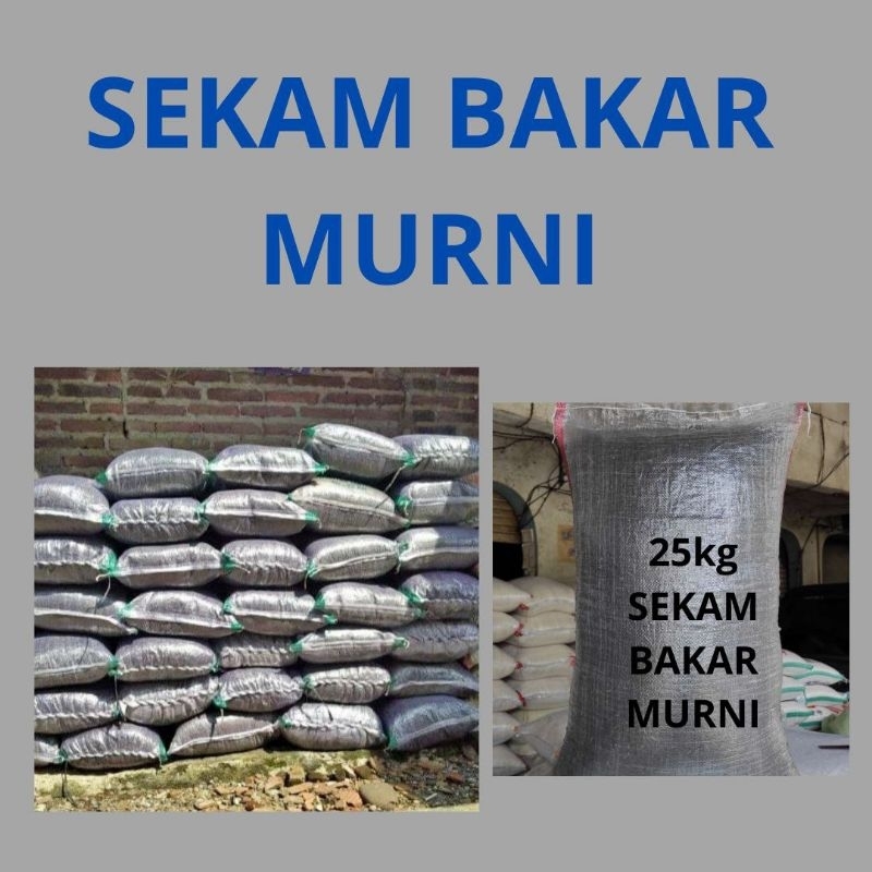 JAMIN ASLI..  Sekam Bakar Padi Karungan 25kg