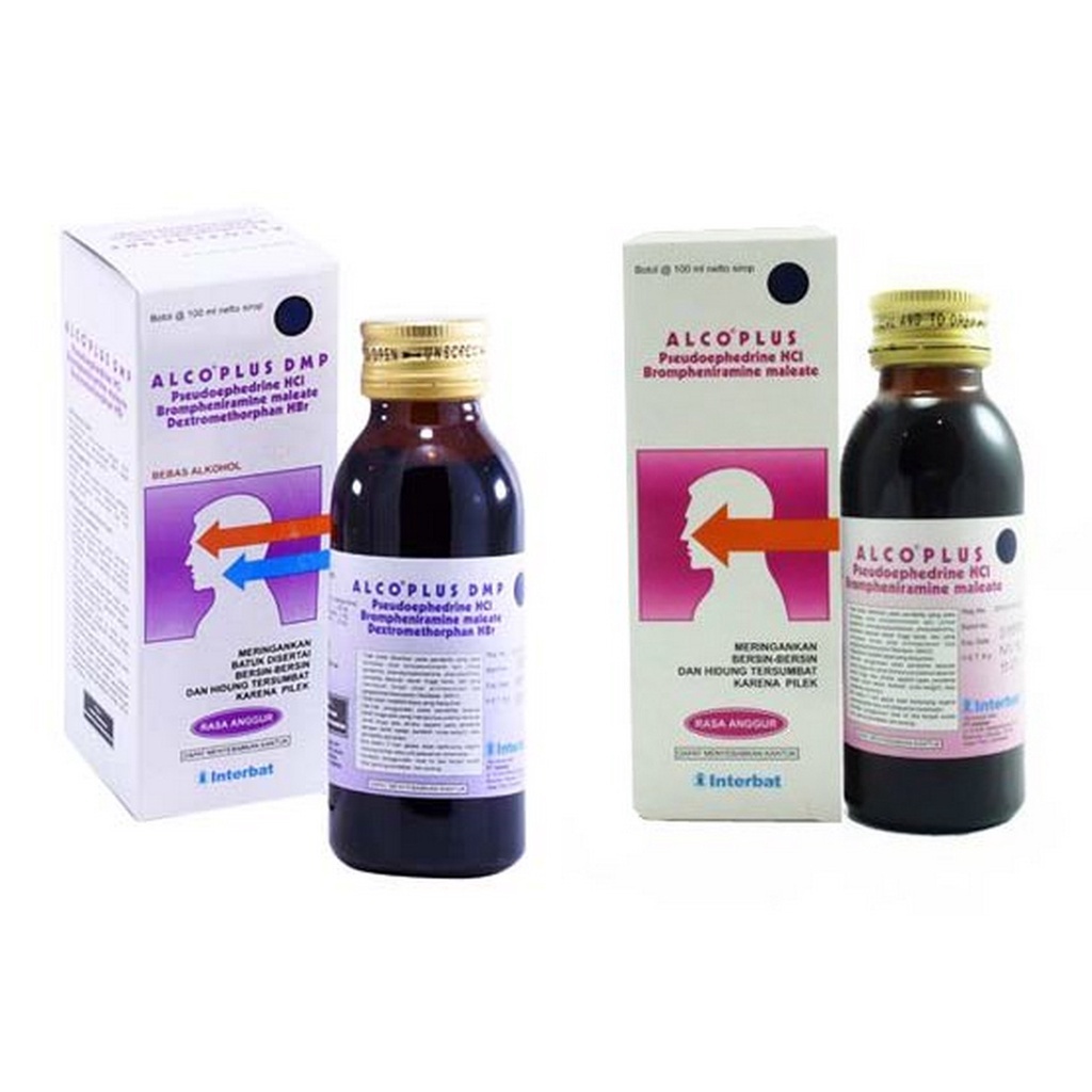 LCO PLUS SIRUP & DMP SIRUP 100ML - OBAT BATUK & PILEK/FLU - ALCO SIRUP