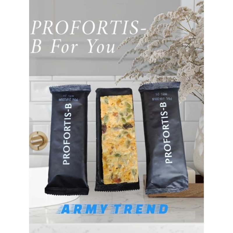 RANSUM BISCUIT PROFORTIS-B TNI TERBARU 2025 / PROFORTIS COOKIES KUE BISCUIT OATBAR SNACK FITNES