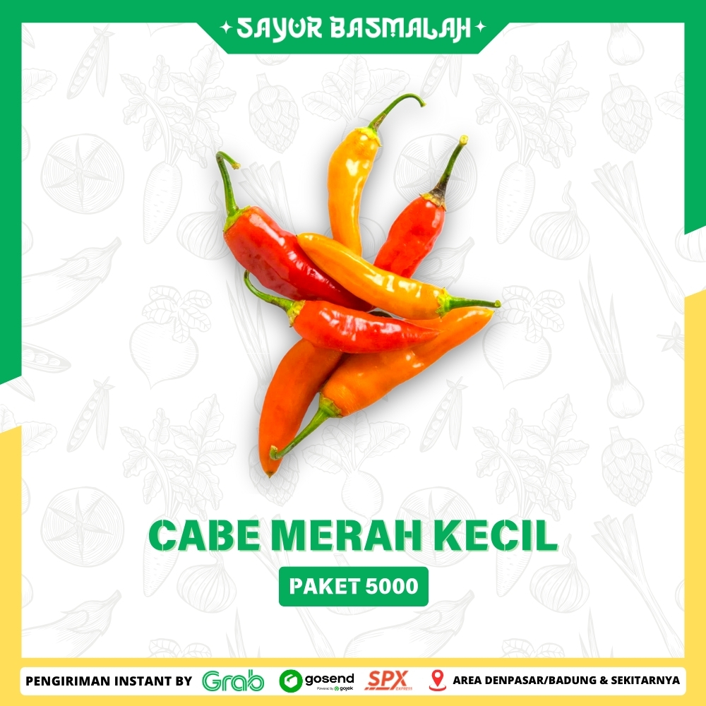 

Cabe Merah Kecil Paket 5000 - Sayur Basmalah