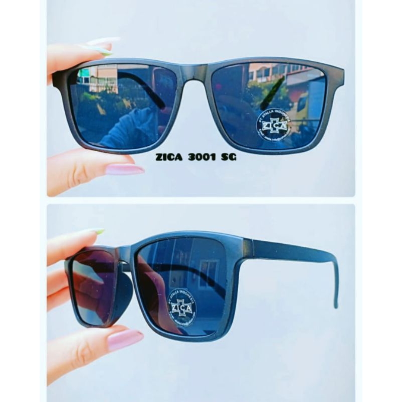 kacamata Fashion cewek cowok kotak lensa flat/lensa datar