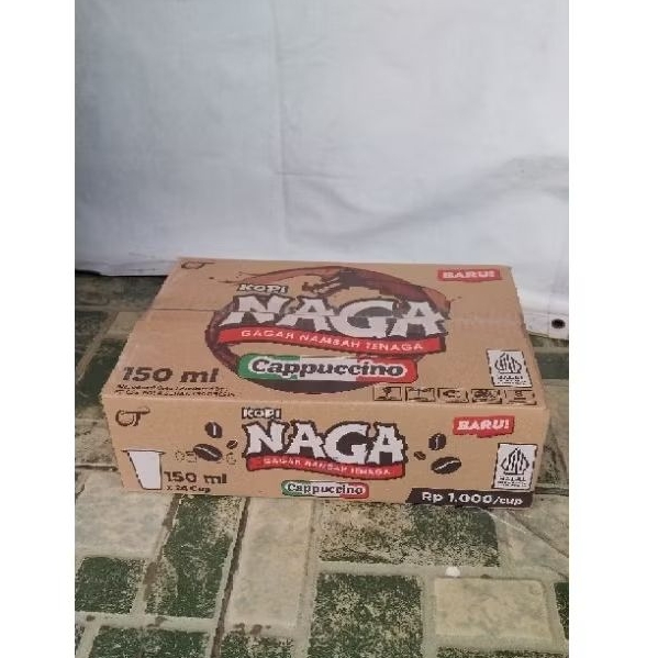 

Kopi Naga Cappucino 150ml x 24 Cup