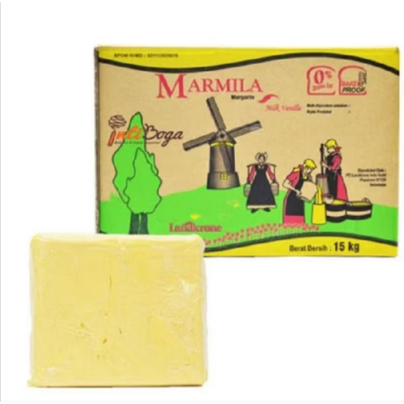 

MARGARINE MARMILA SUSU / 500 GRAM / VANILLA MENTEGA SUSU MILK MARGARINE