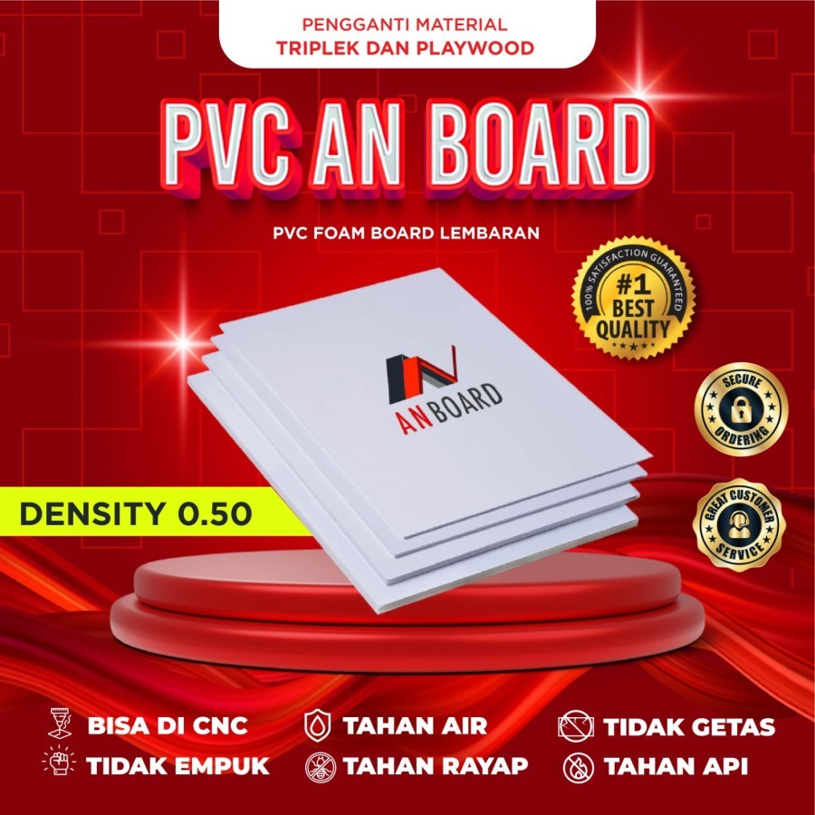 PVC AN BOARD Lembaran  - Putih