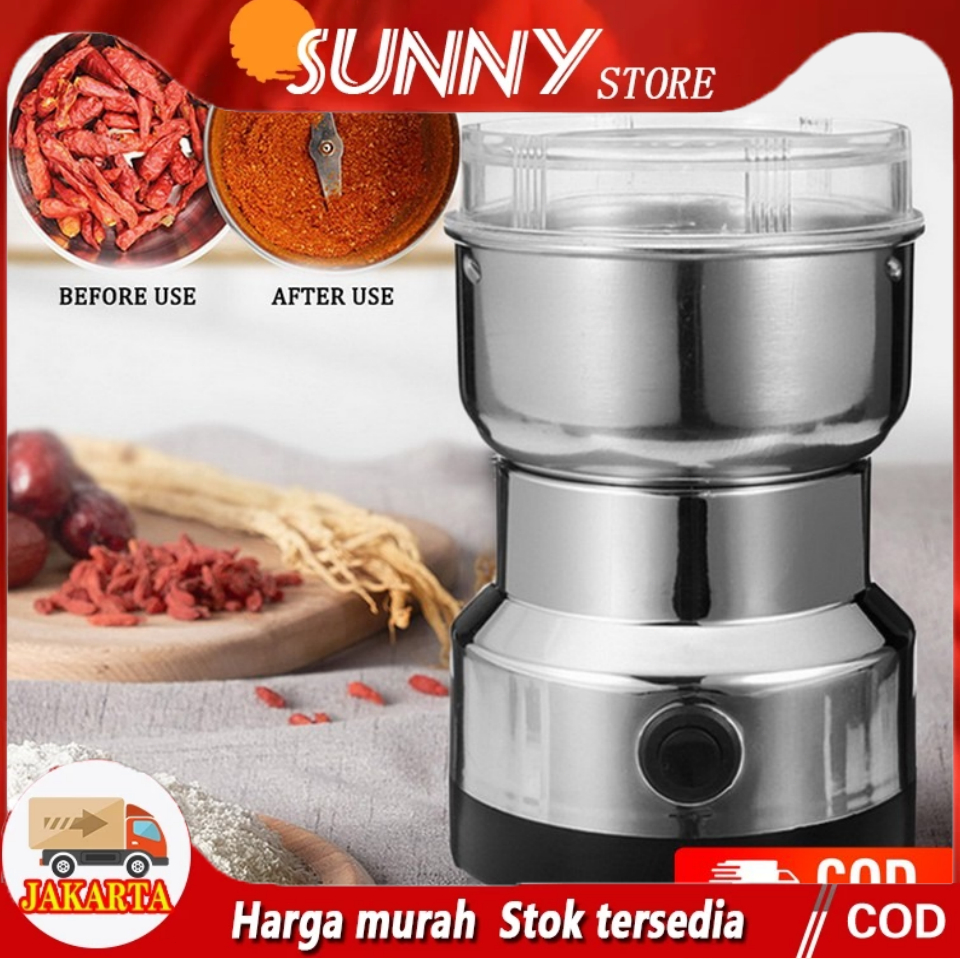 Blender Bumbu Dapur Penggiling Kopi Elektrik V-8300 Penggiling Kopi Penggiling Bumbu
