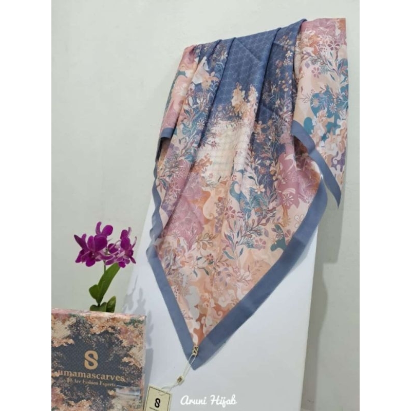 UMAMASCARVES VOAL PREMIUM DIGITAL SEGIEMPAT MOTIF/HIJAB SEGIEMPAT MOTIF UMAMASCARVES VOAL PREMIUM DI