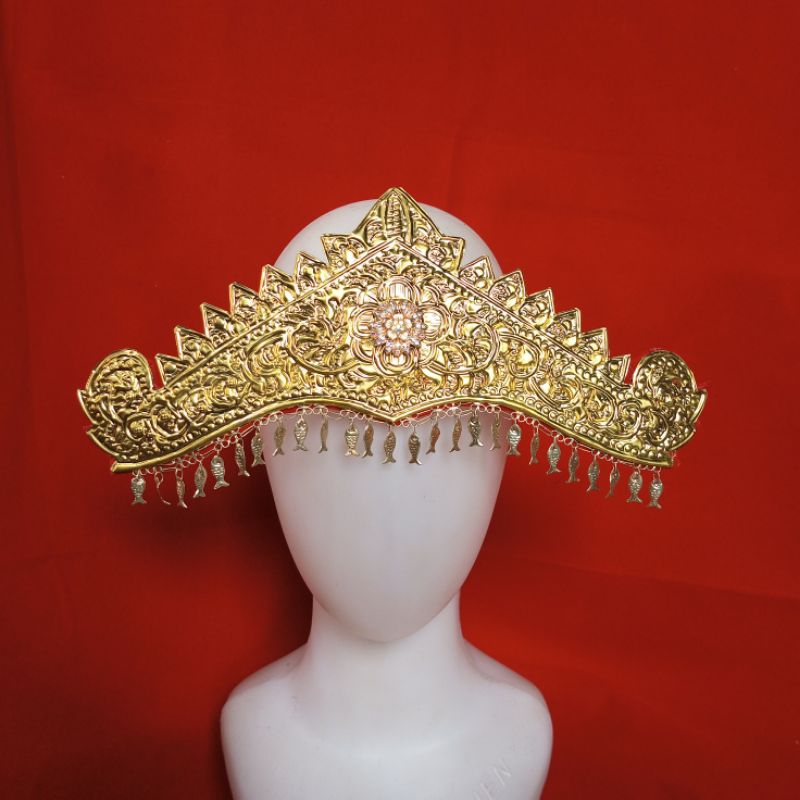 pilis pengantin/pilis pengantin adat palembang/mahkota pengantin adat palembang