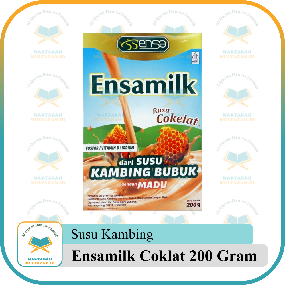 

Susu Etawa Ensamilk 200 Gram Rasa Coklat | Ensamilk Susu Kambing Coklat