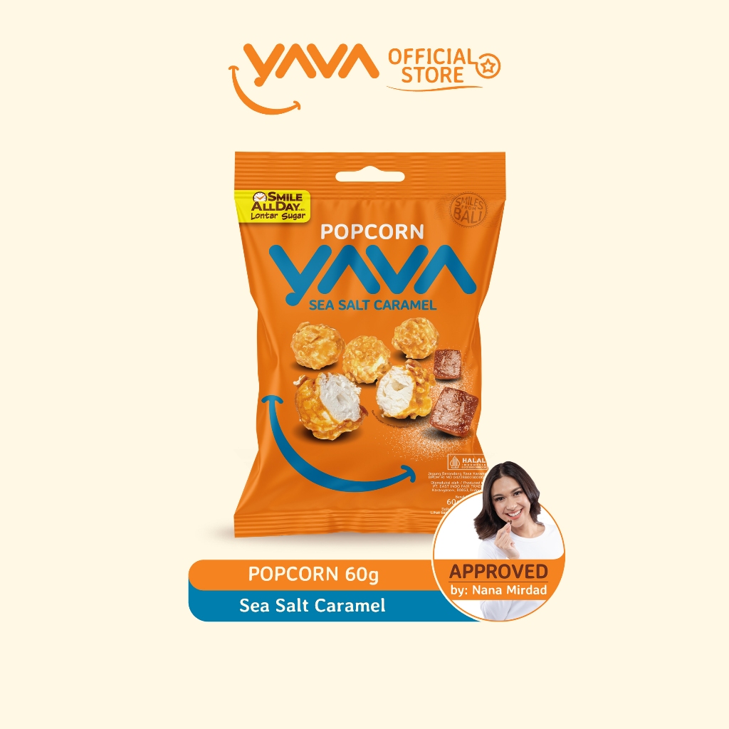 

YAVA Popcorn Sea Salt Caramel 60g