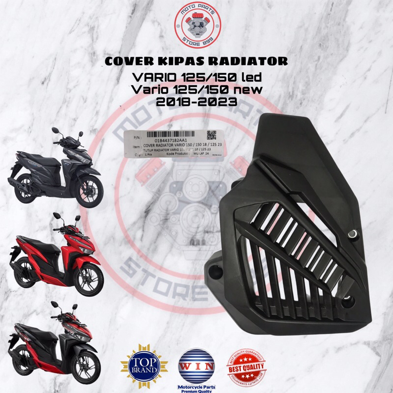 COVER RADIATOR/COVER KIPAS RADIATOR VARIO 125/150 LED VARIO 125/150 2018-2023
