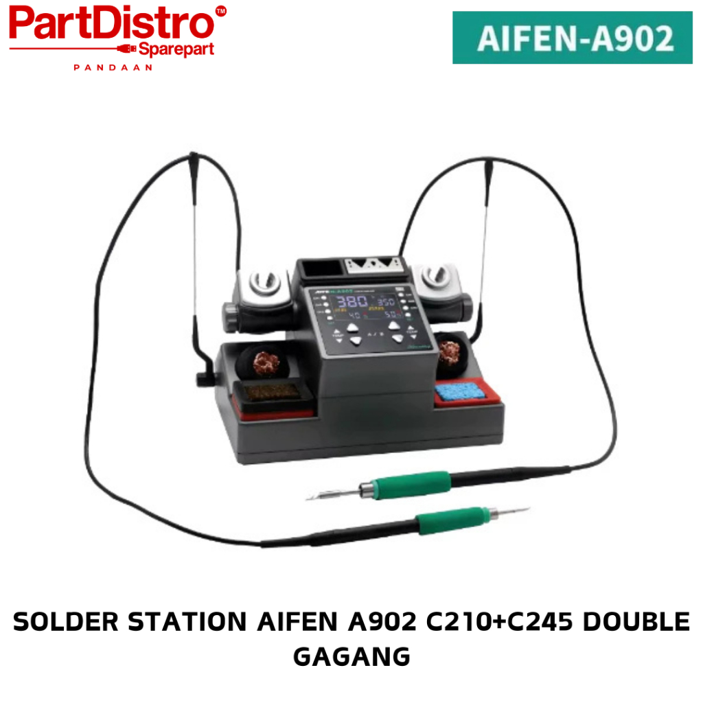 SOLDER STATION AIFEN A902 C210+C245 DOUBLE GAGANG