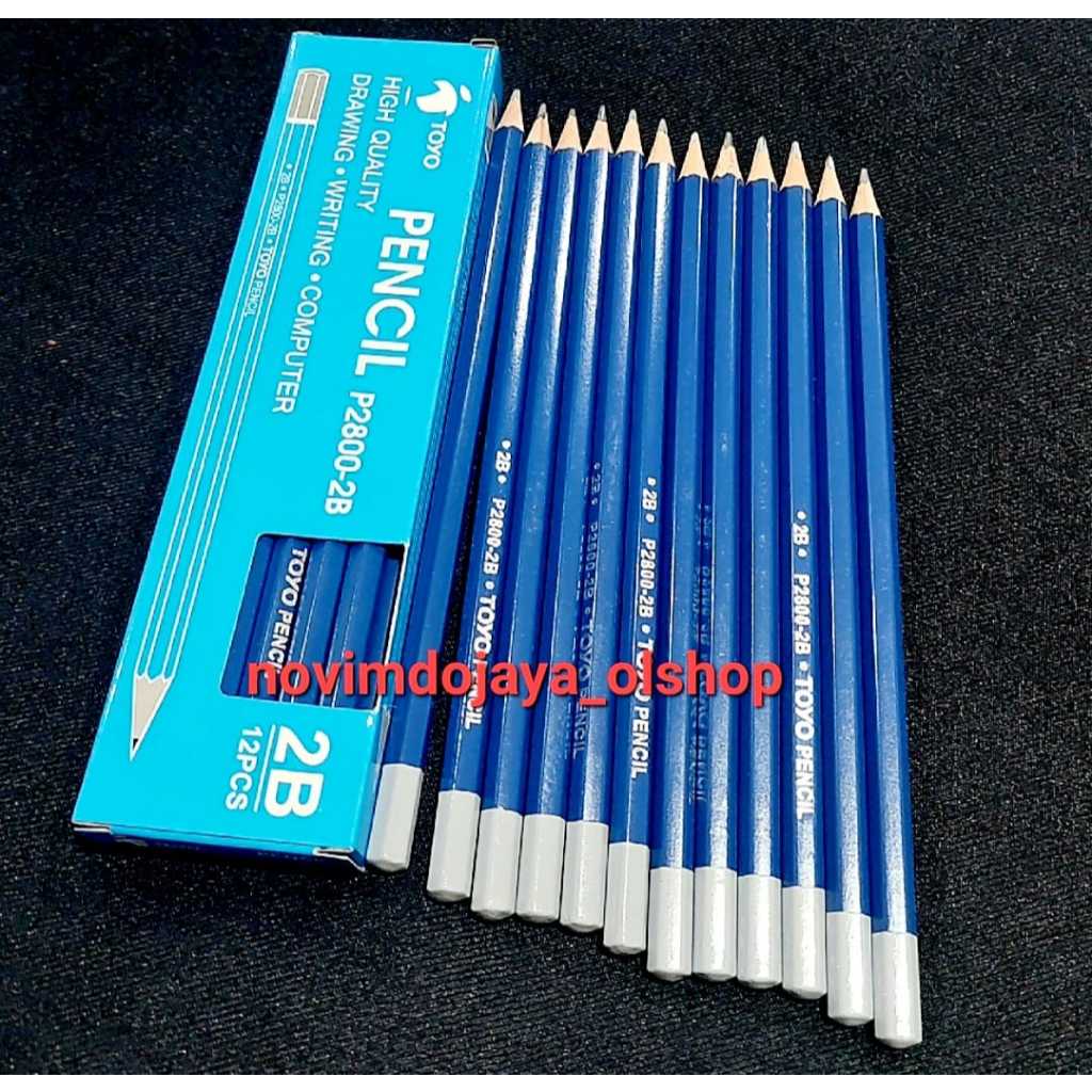 

TOYO PENSIL 2B P2800 ISI 12PCS TERMURAH