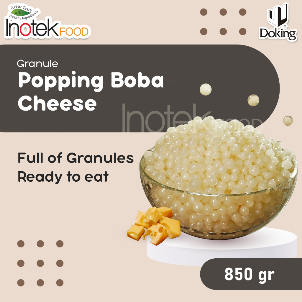 

Granule Popping Boba Cheese 850g - TERBARU Boba Popping isi keju