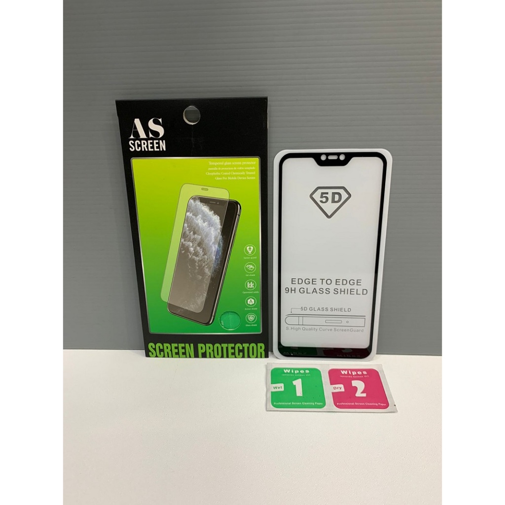 Tempered Glass 5D Xiaomi A2 Lite | Redmi 6 Pro Persamaan Anti Gores Kaca Full Lem Screen