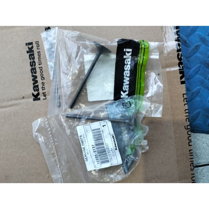 Valve exhaust klep payung klep ex kelep ex KLX 250 klx250 D-Tracker 250 original kawasaki