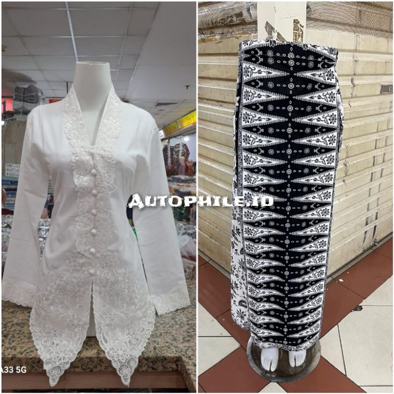 KEBAYA ENCIM BORDIR/KEBAYA ENCIM BETAWI/KEBAYA TRADISIONAL/KEBAYA ENCIM BAHAN KATUN/KEBAYA ENCIM POL