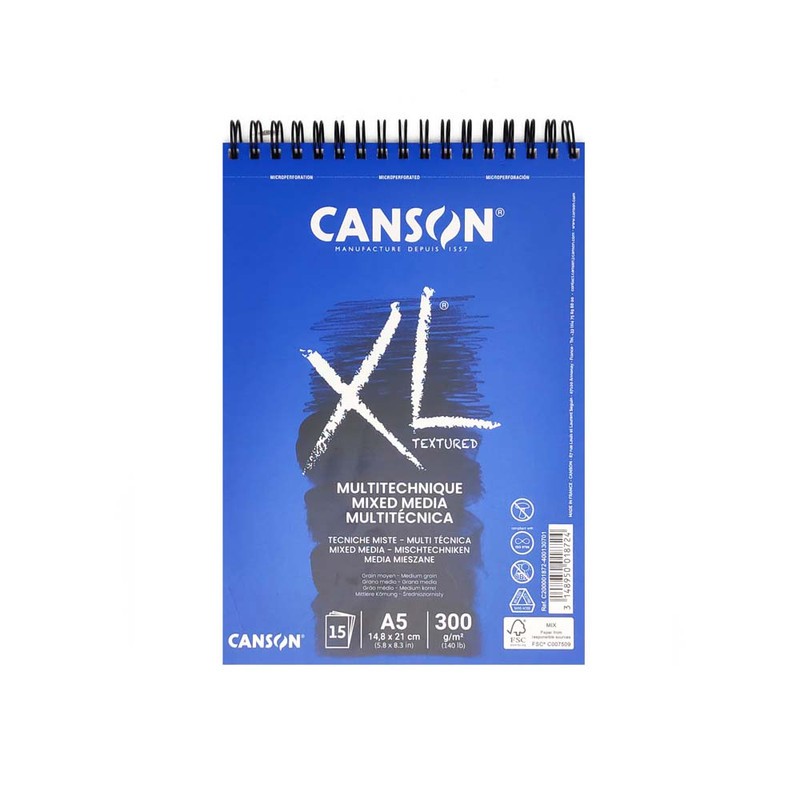 

Canson XL Mix Medium 15 Sheets A5 300G