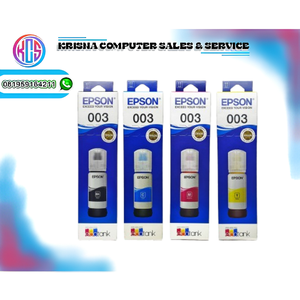 TINTA EPSON 003 ORIGINAL FOR L3210, L3110