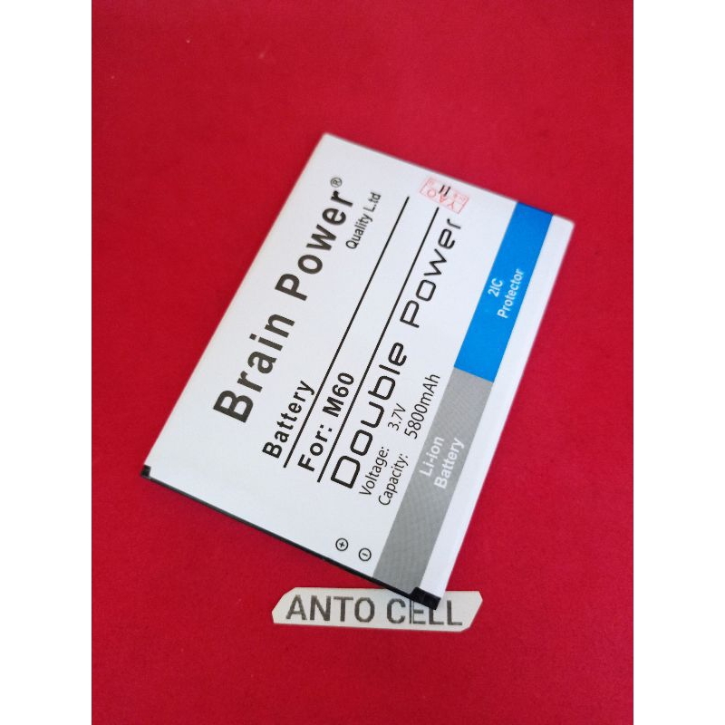 Baterai Evercoss M60 / M60A Batre hp Evercoss M 60 double power