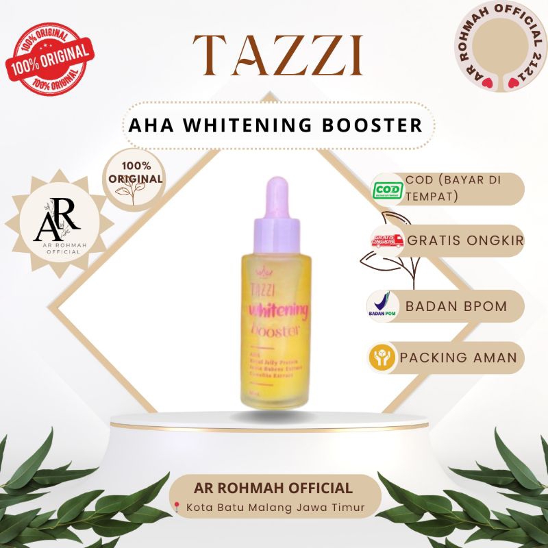 [TAZZI] AHA TAZZI 50ML|AHA WHITENING BOOSTER TAZZI