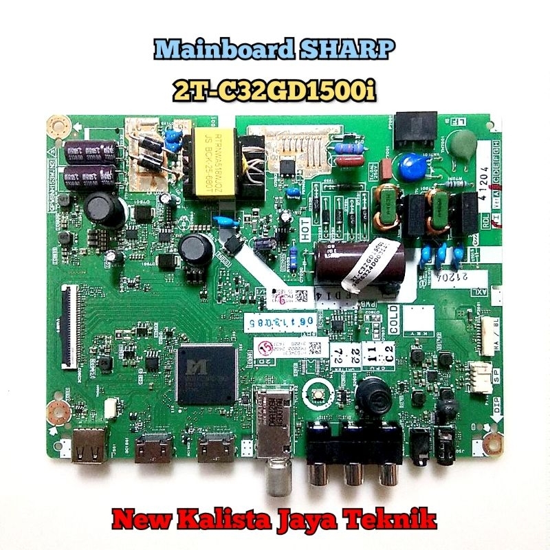 MAINBOARD TV SHARP 2T-C32GD1500I ORIGINAL QPWBNH153EJN3 MB SHARP 32GD1500i MOTHERBOARD TV 2TC32GD150