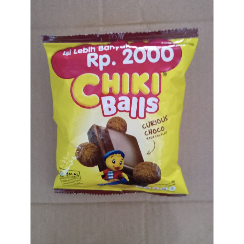 

Chiki balls rasa coklat renceng [10pcs]