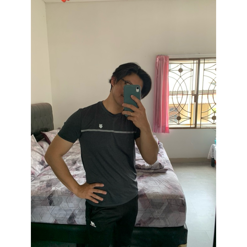 Kaos Olahraga K-Swiss Second Preloved Original