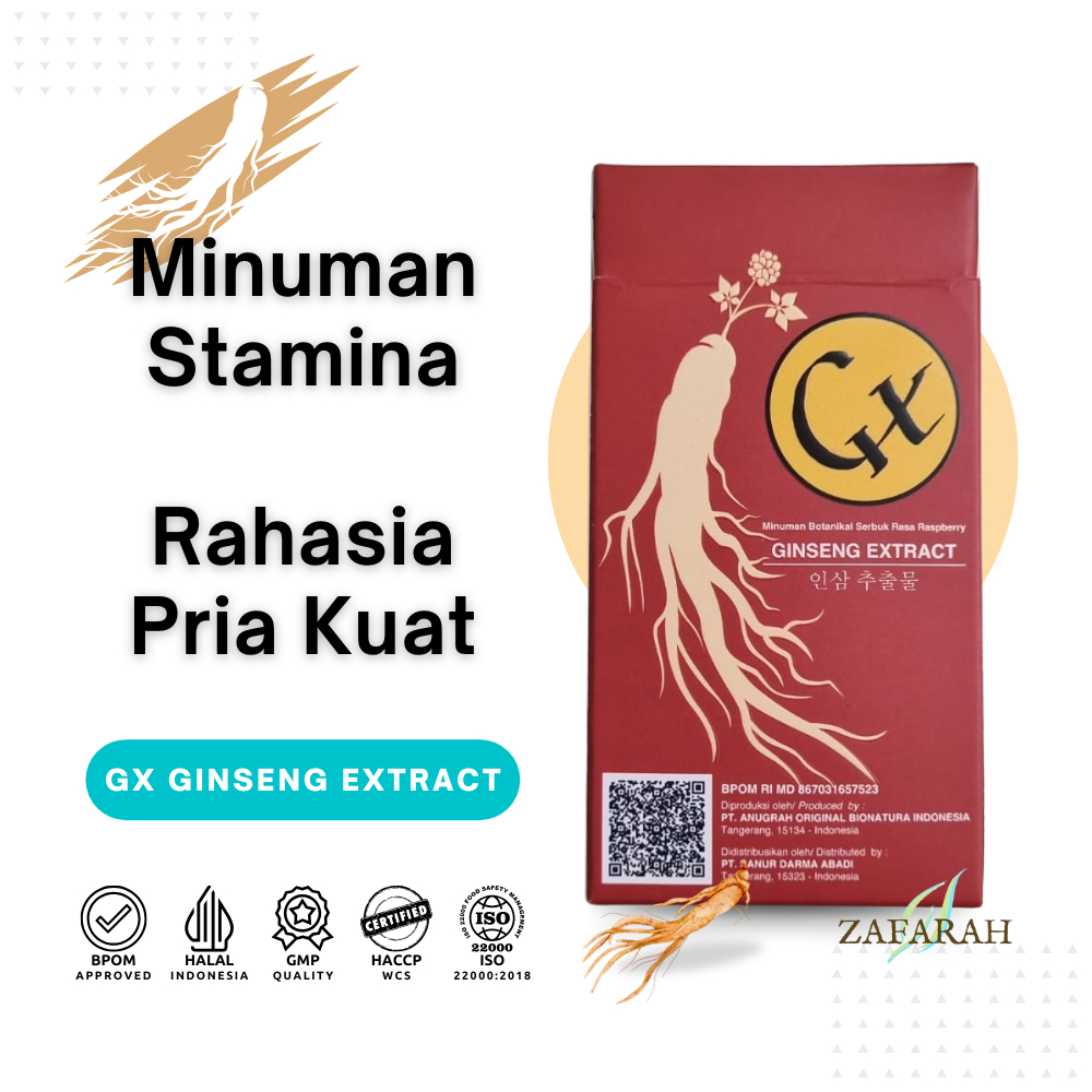 

Minuman GX Ginseng Korea Extract / Suplemen Ginseng Korea Penambah Stamina