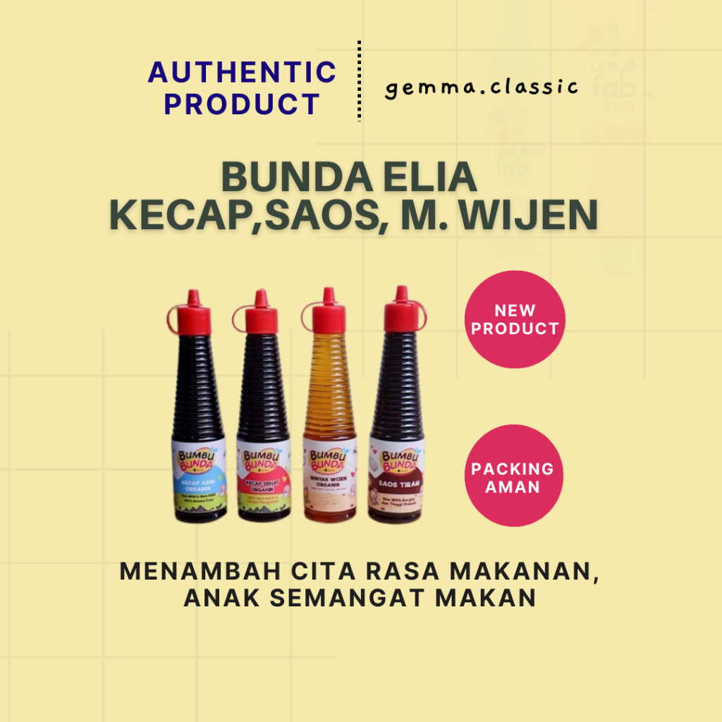 Bumbu Bunda Elia Kecap Asin Non MSG / Kecap Asin MPASI / Kecap Asin Anak / Kecap MPASI / Kecap Anak 