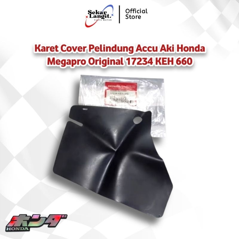 Karet Cover Pelindung Accu Aki Honda Megapro Original 17234 KEH 660