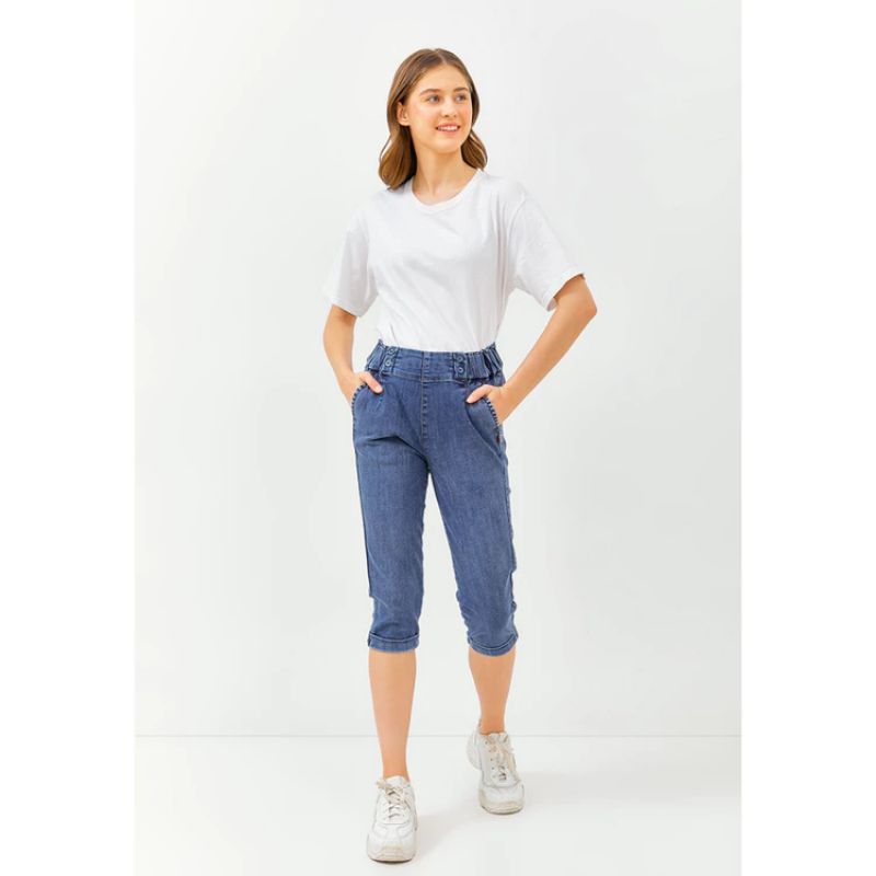 Celana Jeans Wanita Ako Capri-5106