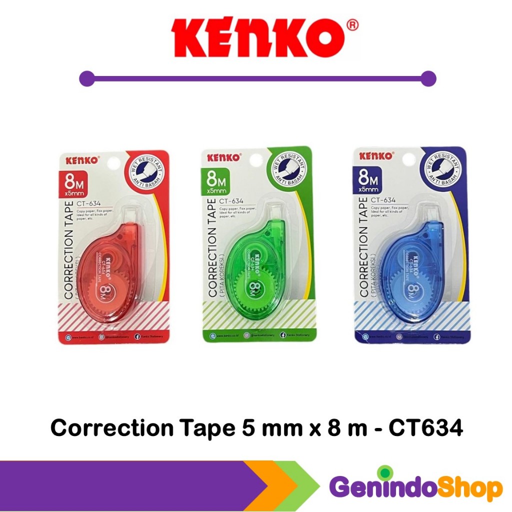 

Kenko Correction Tape CT-634 Original (8mx5mm)