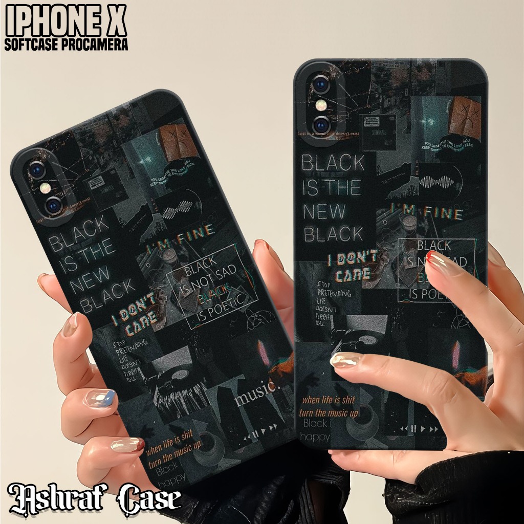 Case IPHONE X - Softcase Hp IPHONE X ( AESTH ) Silikon Hp IPHONE X - Softcase Pro Camera IPHONE X - 