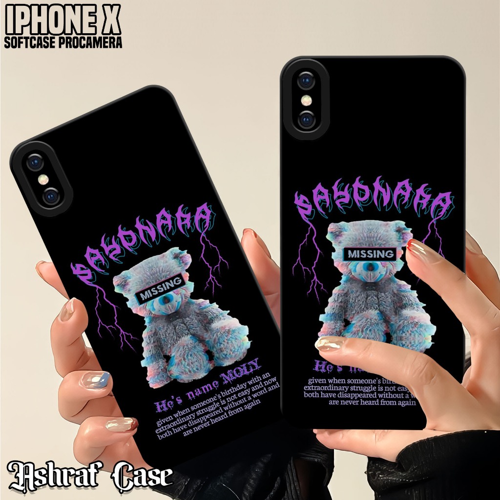 Case IPHONE X - Softcase Hp IPHONE X ( BNKA ) Silikon Hp IPHONE X - Softcase Pro Camera IPHONE X - C