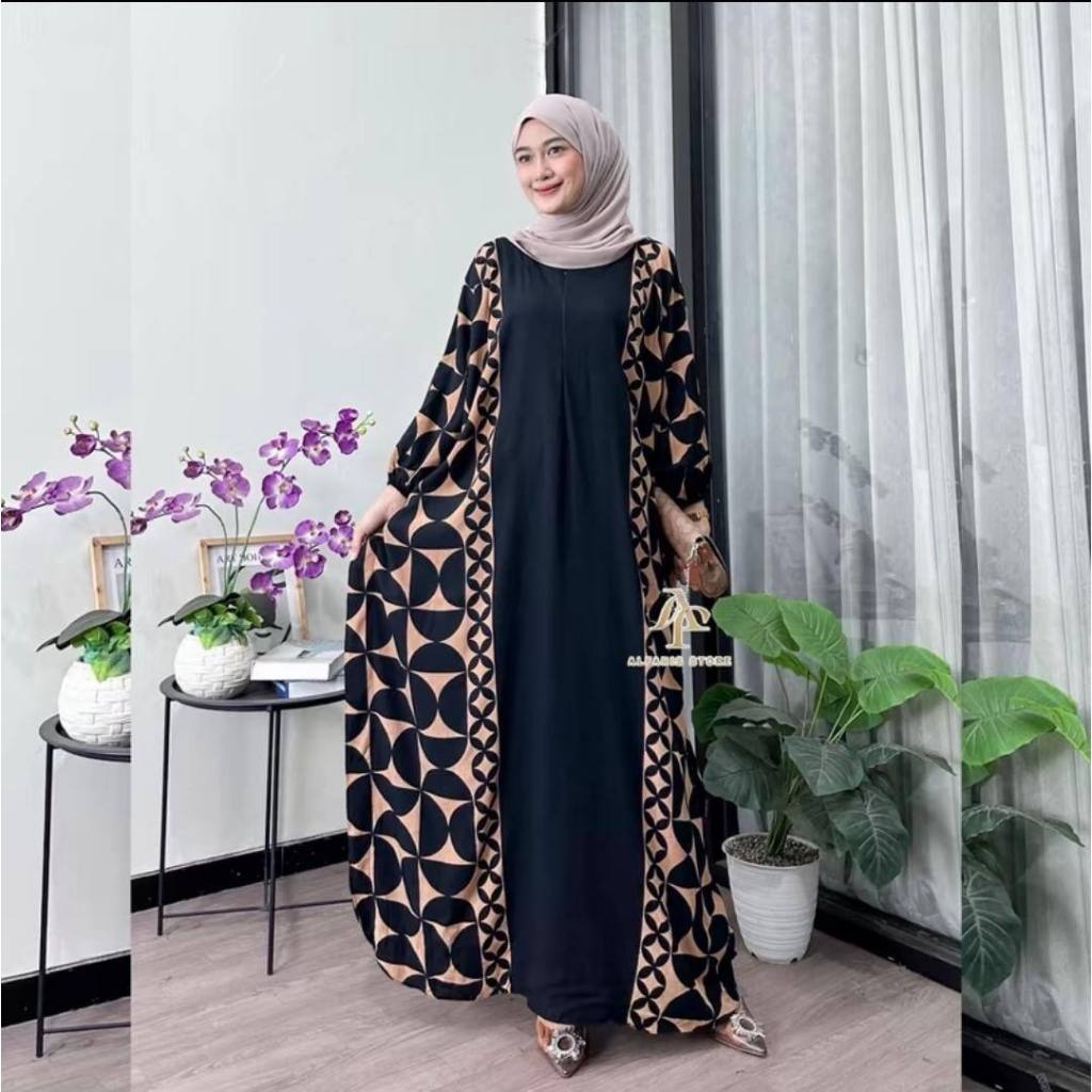 Kaftan Claudia Motif Mewah Rayon super Batik Pekalongan Original Kaftan Abaya Daster Jumbo