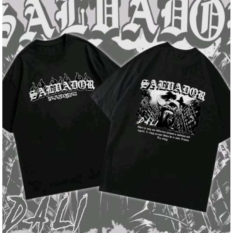 KAOS SALVADOR DALI DTF PUTIH