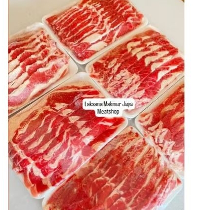 

US Shortplate beef slice ENAK EMPUK HALAL 500gr