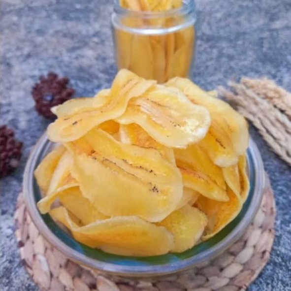 

Keripik Pisang Kepok Original Asin Gurih
