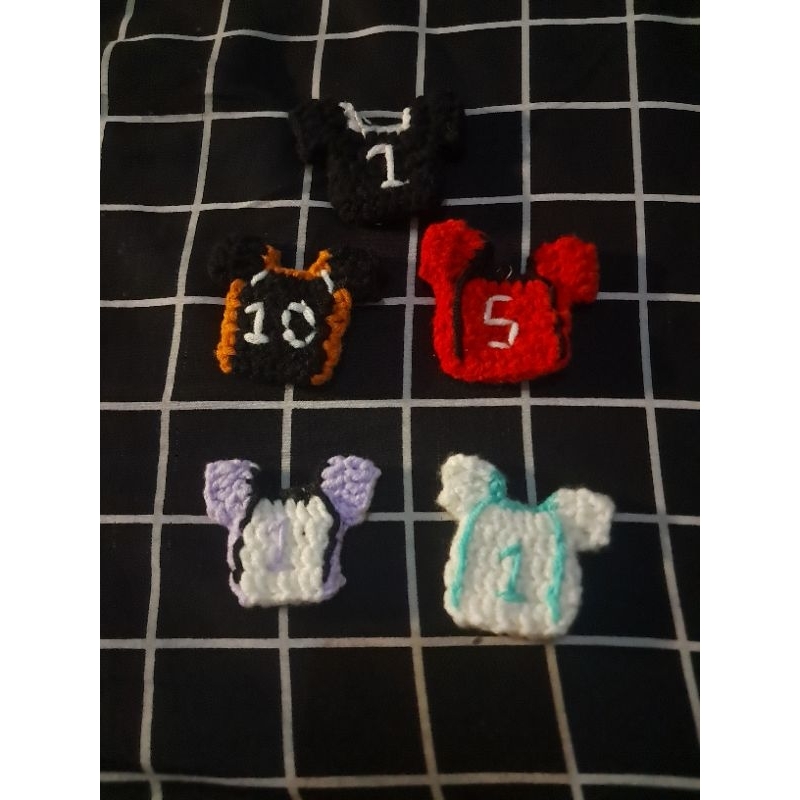 HAIKYUU Jersey Team Crochet Amigurumi Keychain || Jersey HAIKYUU