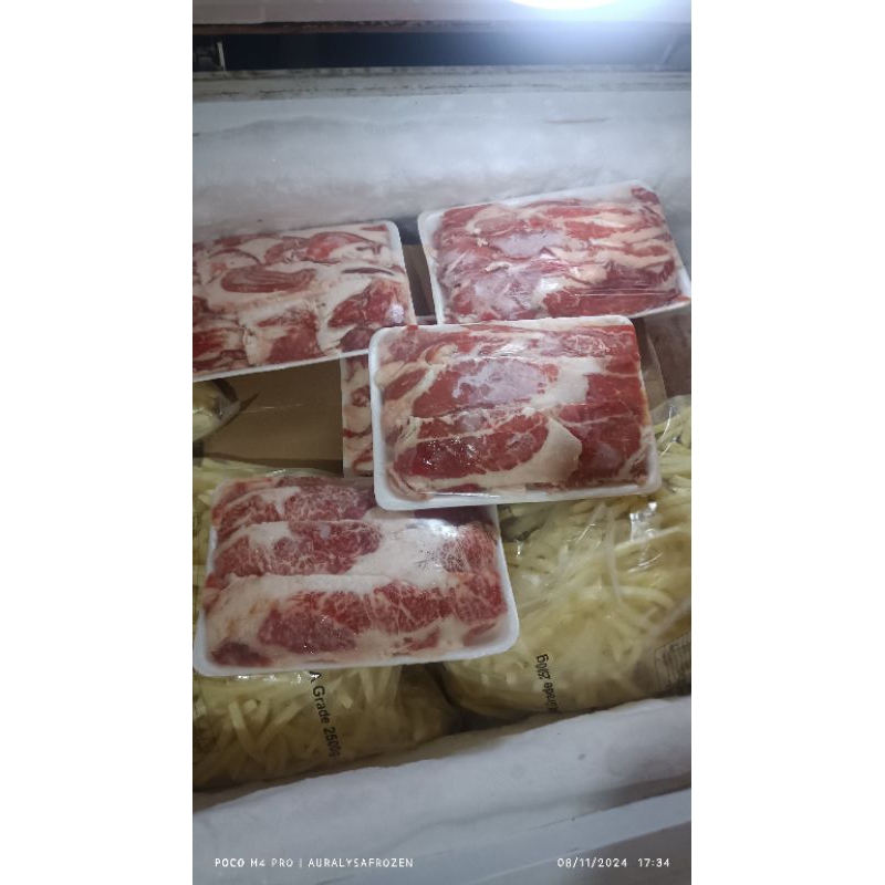 

beef slice Yoshinoya ekonomis 500gr lemak banyak